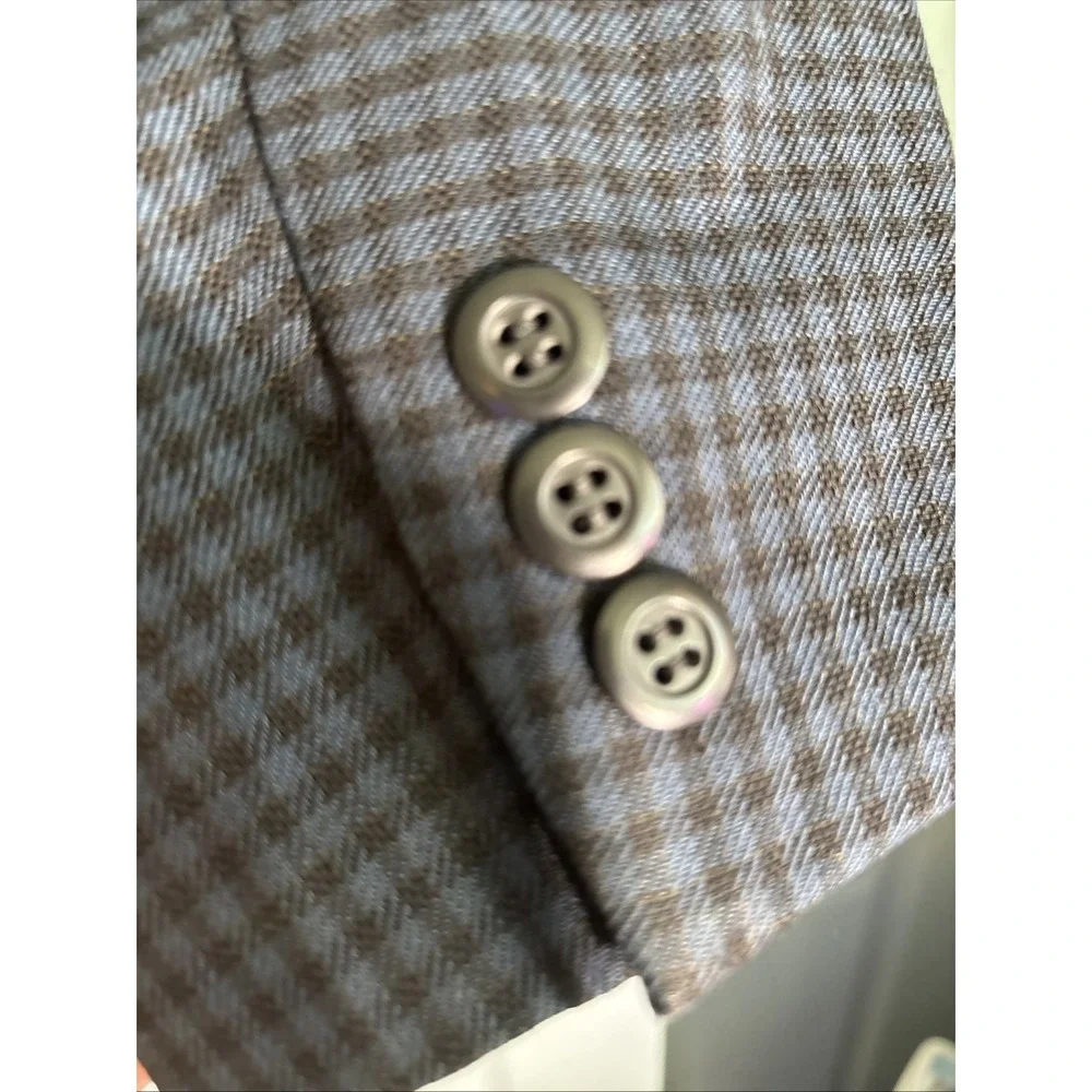 Confezioni Reserva Luciano Frauroni Vintage Houndstooth Sport Coat‎ Sz 44